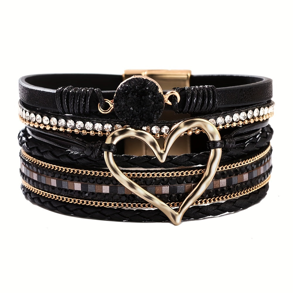 Bransoletka Boho Multistrat ze Skóry