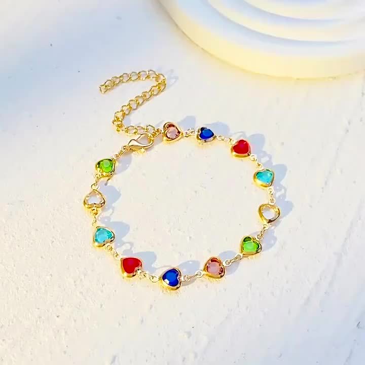 Unikalna bransoletka w kształcie serca