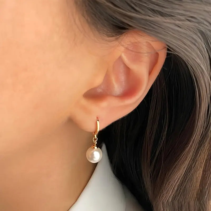 Elegancki zestaw biżuterii z perłami
