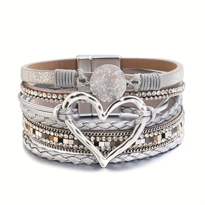 Bransoletka Boho Multistrat z Skóry