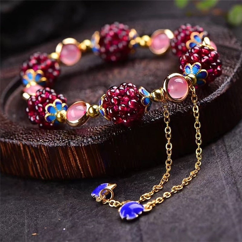 Bransoletka Berries z Naturalnych Kamieni