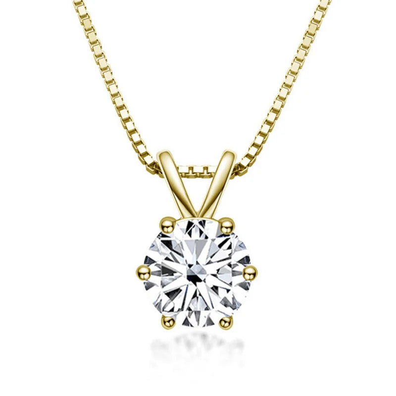 Elegancka Kolia Solitaire z Moissanitem