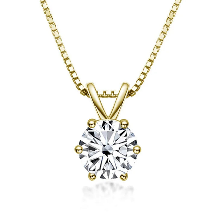 Elegancka Kolia Solitaire z Moissanitem