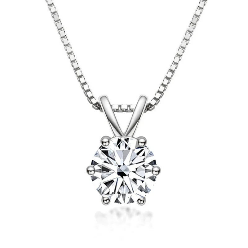Elegancka Kolia Solitaire z Moissanitem
