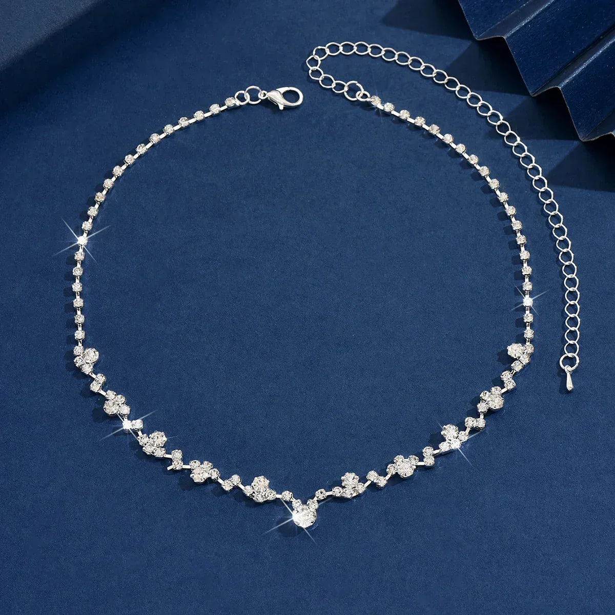 Elegancka Kolia Ślubna z Diamentami