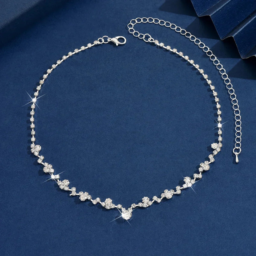 Elegancka Kolia Ślubna z Diamentami