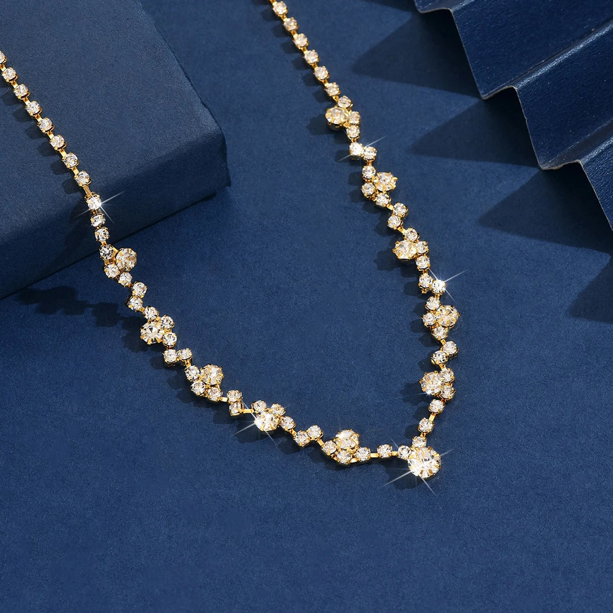 Elegancka Kolia Ślubna z Diamentami