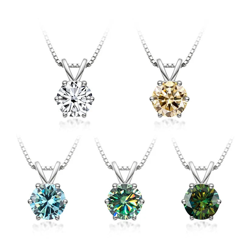 Elegancka Kolia Solitaire z Moissanitem