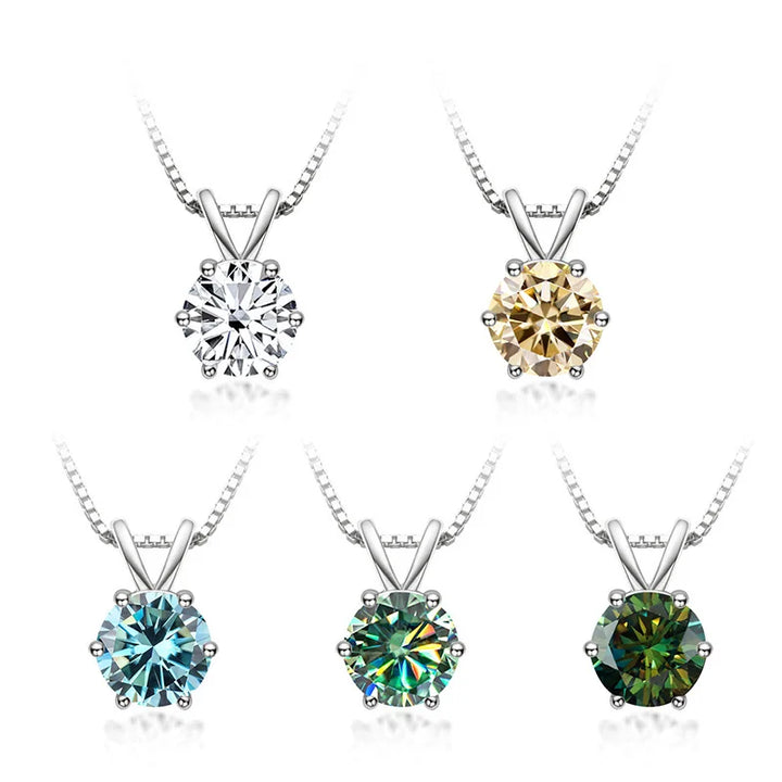Elegancka Kolia Solitaire z Moissanitem