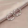 Geometryczne Wiszące Kolczyki Minimalne