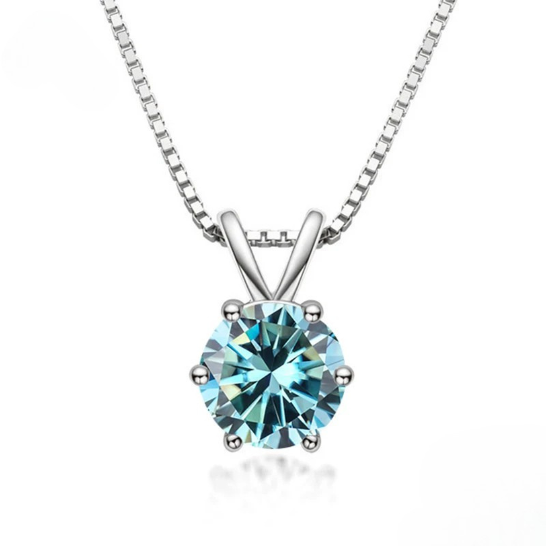Elegancka Kolia Solitaire z Moissanitem