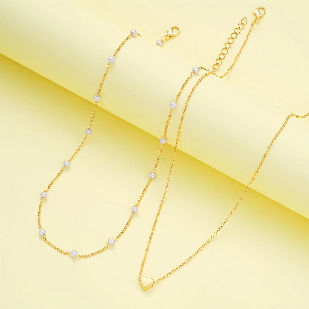Elegancki Minimalistyczny Zestaw Naszyjnika i Bransoletki