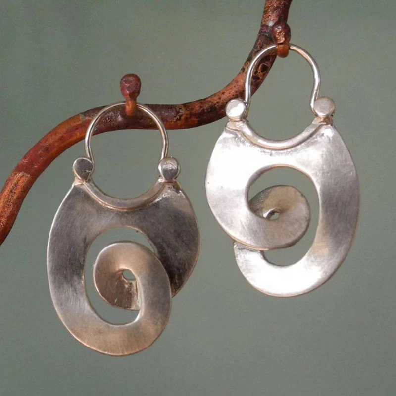 Vintage srebrne kolczyki
